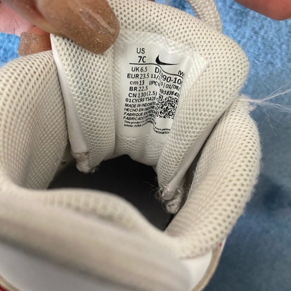 Toddler Nike Uptempo size 7C - Picture 7 of 8